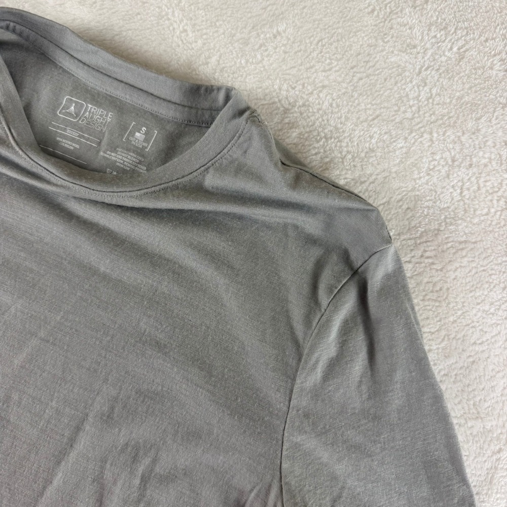 Triple Aught Design T-Shirt Merino Wool Gray Mens Small Tactical Outdoor